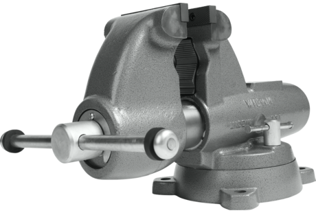 WILTON C2, Combination Pipe and Bench 5" Jaw Round Channel Vise with Swivel Base