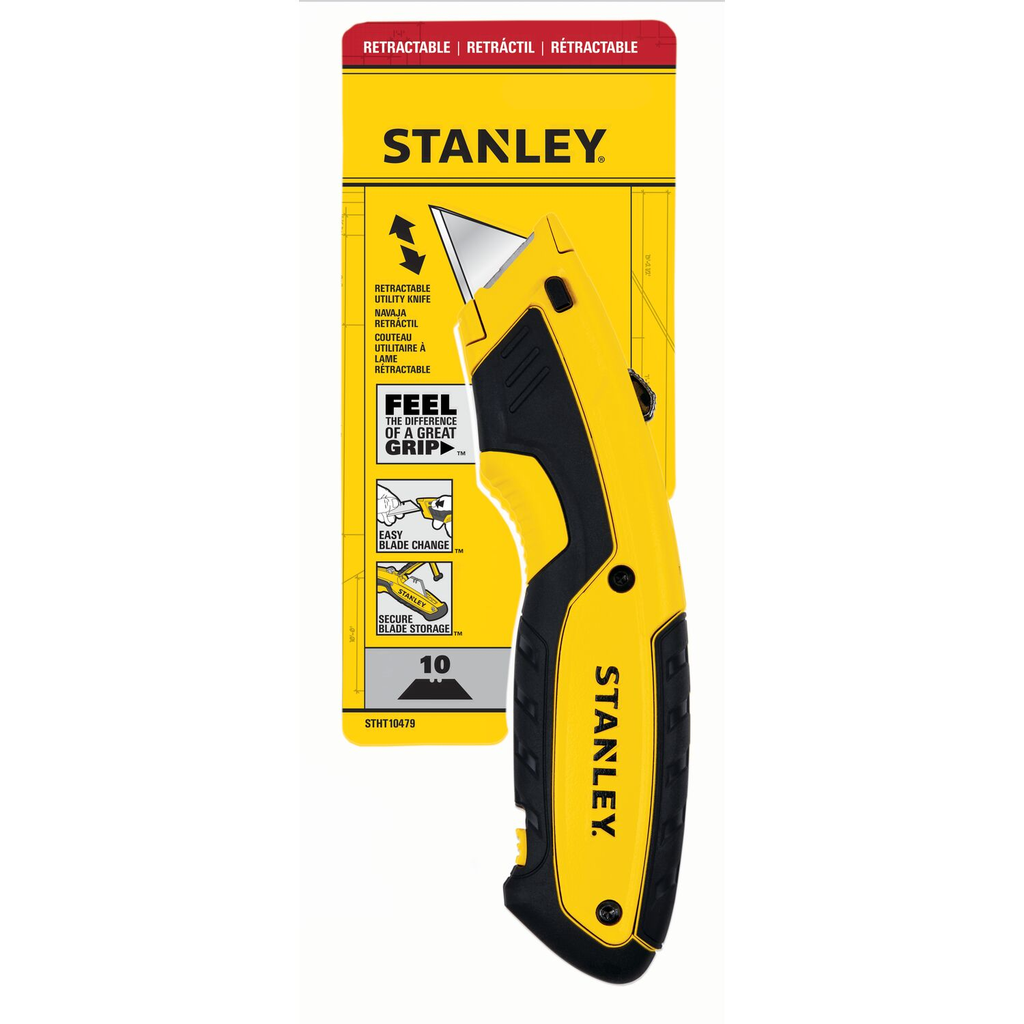 RETRACTABLE UTILITY KNIFE (P/N STHT10479)