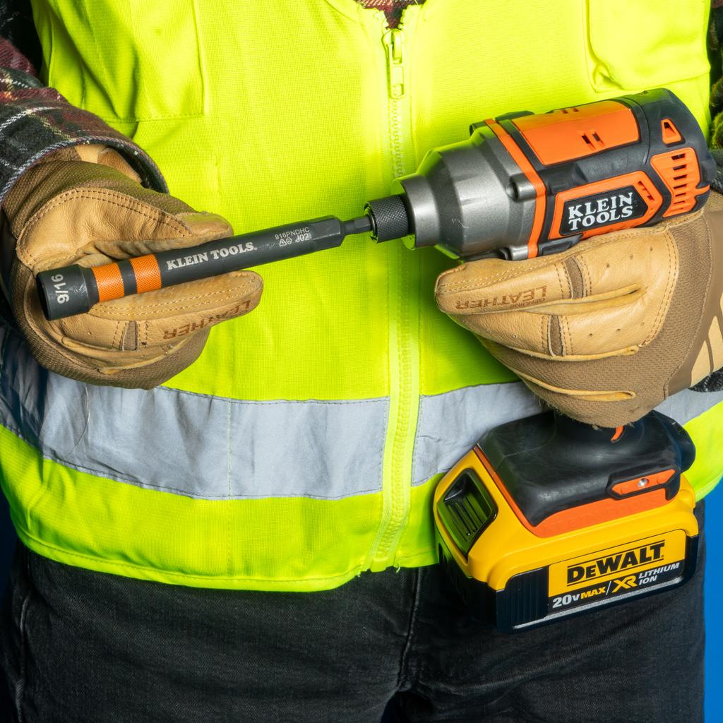 9/16-Inch Hollow Magnetic Color-Coded Power Nut Driver