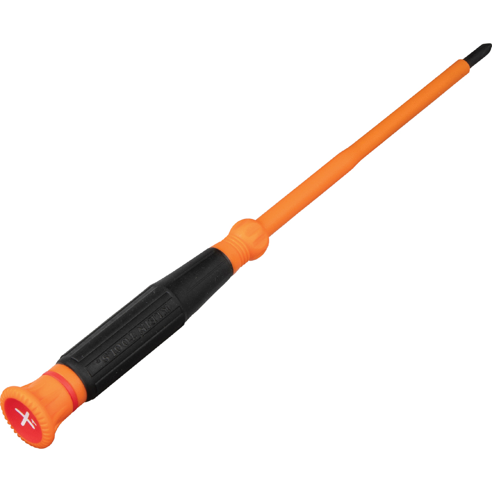 Insulated Precision Screwdriver, #1 Phillips, 4-Inch Shank