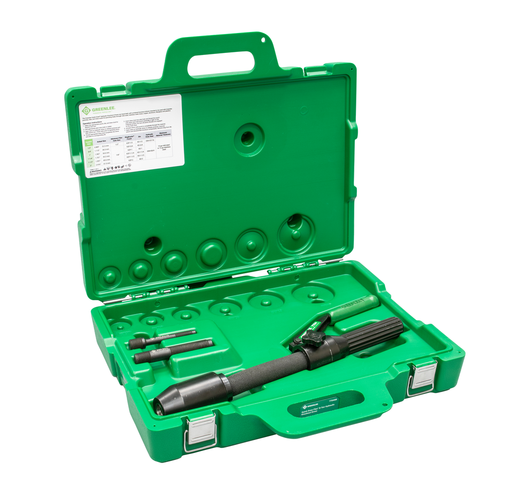 GREENLEE Quick Draw Flex(R) 8-Ton Hydraulic Knockout Driver