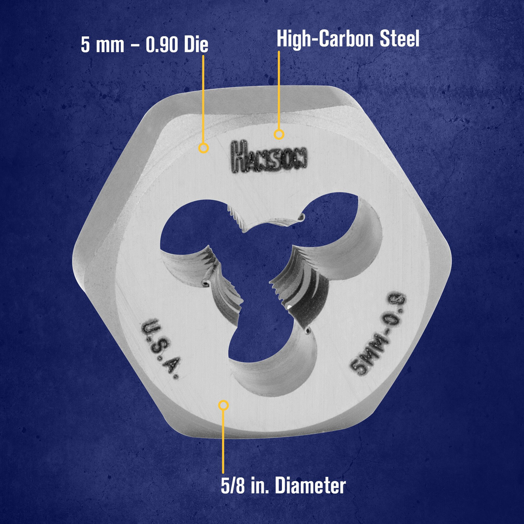 IRWIN DIE 5-0 9MM 5/8" HEX