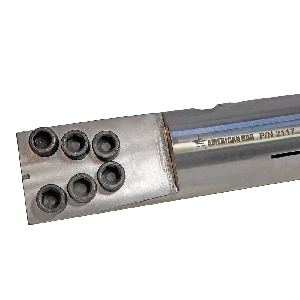 Transmitter Housings w/ "Bolt-on Doors" Ditch Witch® Compatible (Slant Face) 3.250" Dia. , 5-Hole DW - 12mm, 2.375" API REG (Box), 86 series Fits JT25 - JT3020M1