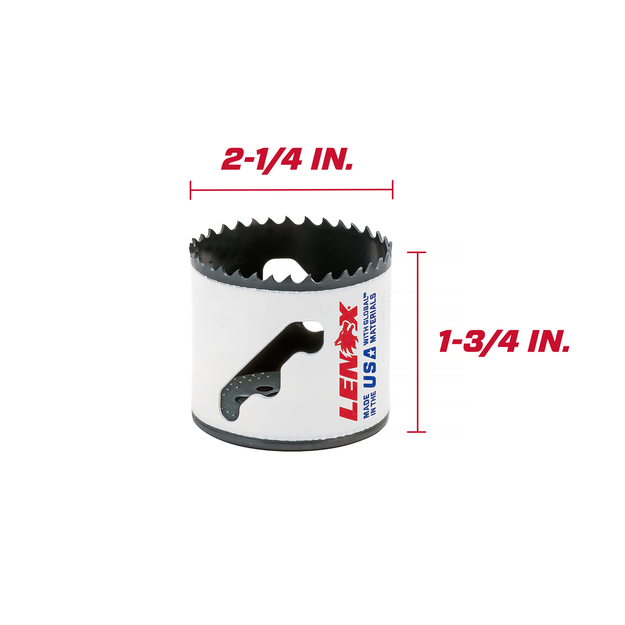 LENOX Bi-Metal Speed Slot Hole Saw With T3 Technology, 2-1/4"