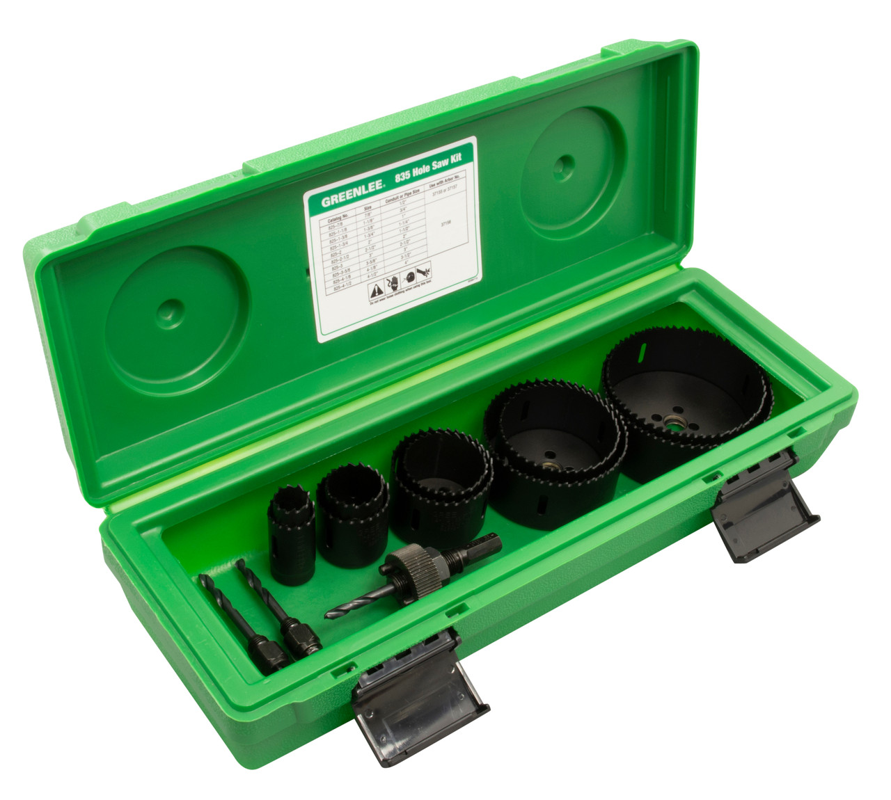 GREENLEE 13-Piece Hole Saw Set with 7/8" - 4-1/2" Saws