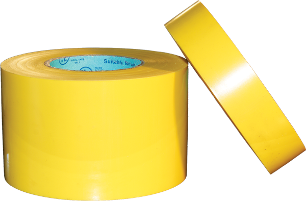 Electro-Tape 1" (25 mm) x 66 ft Electroplaters Tape - Yellow 48/CS