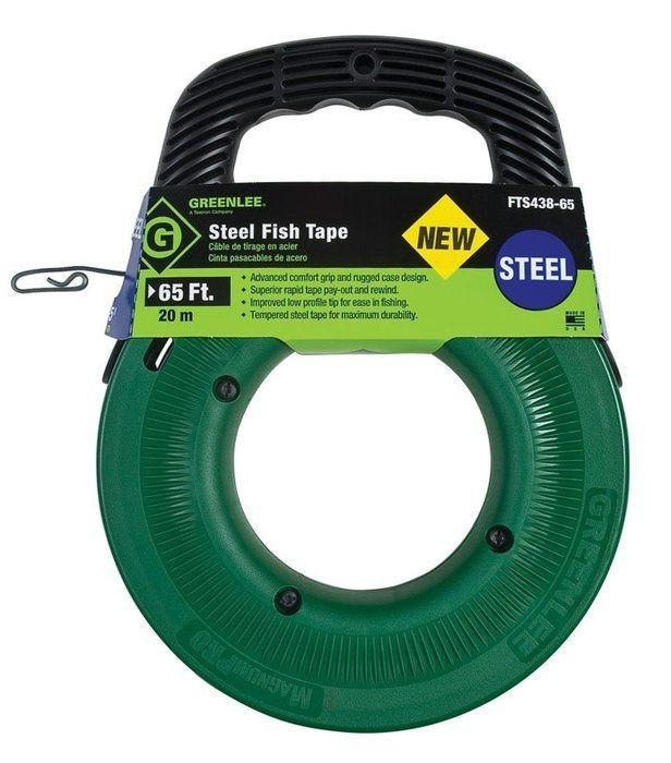 GREENLEE 65' Steel Fish Tape (Bulk Pack)