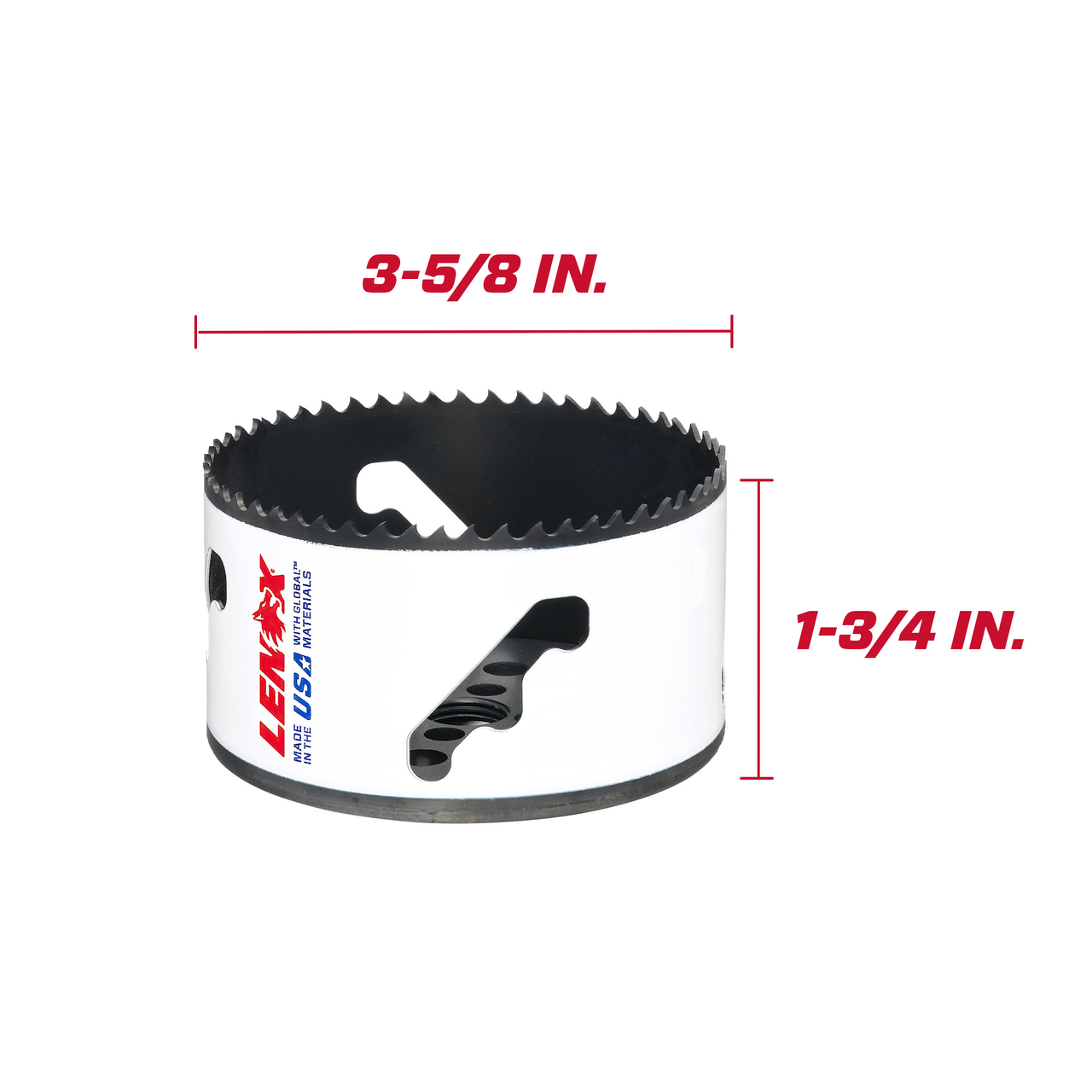LENOX Bi-Metal Speed Slot Hole Saw With T3 Technology, 3-5/8"