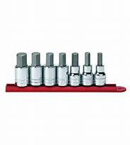 7 Pc. SAE Hex Bit Socket Set