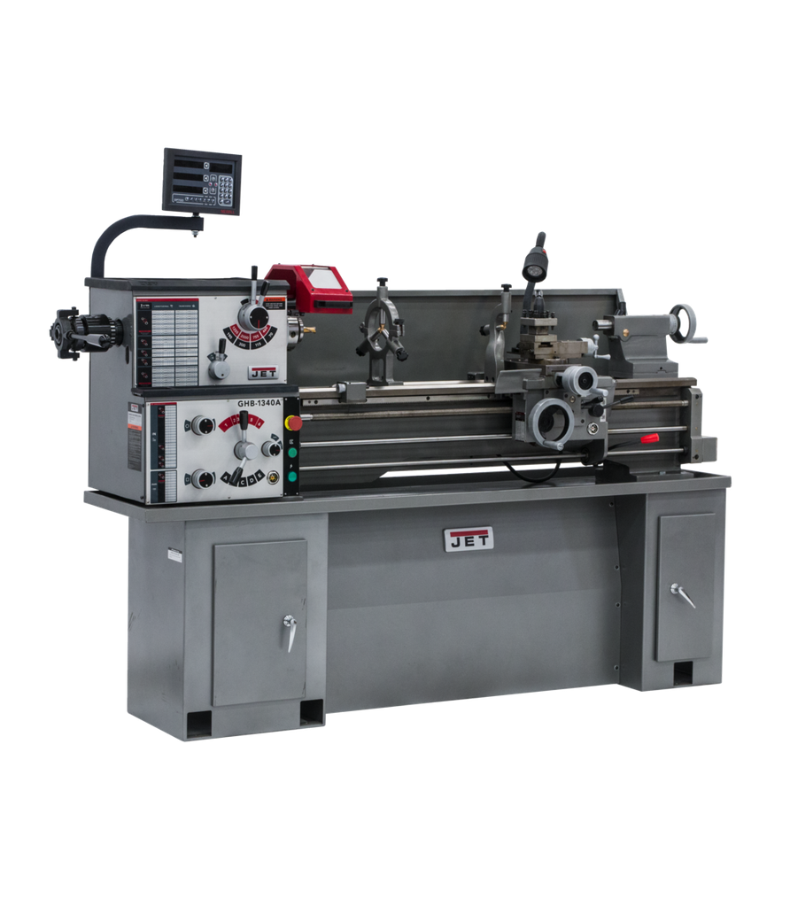 GHB-1340A Lathe With Newall NMS300 DRO With Taper Attachment