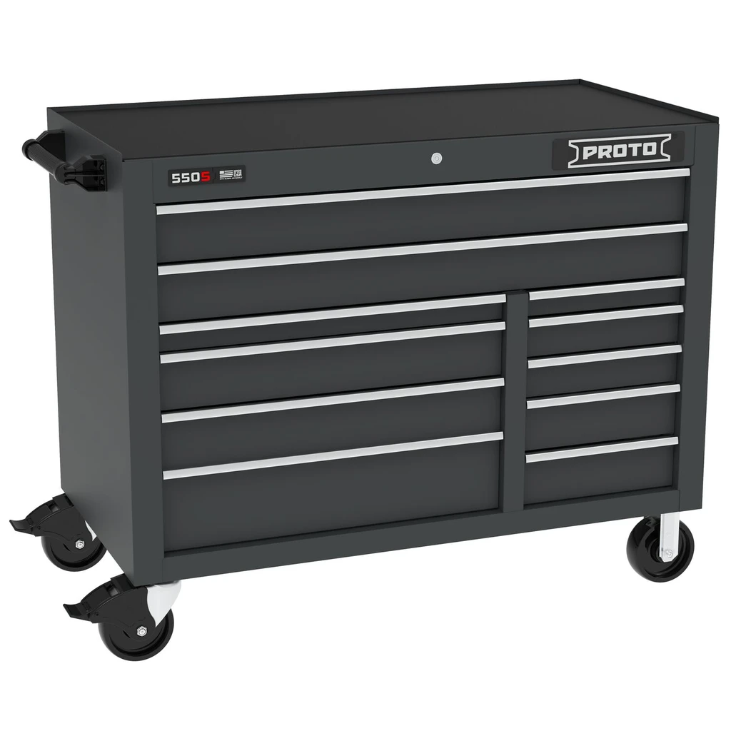 WRKSTATION 50 IN 11 DWR DUAL BLACK