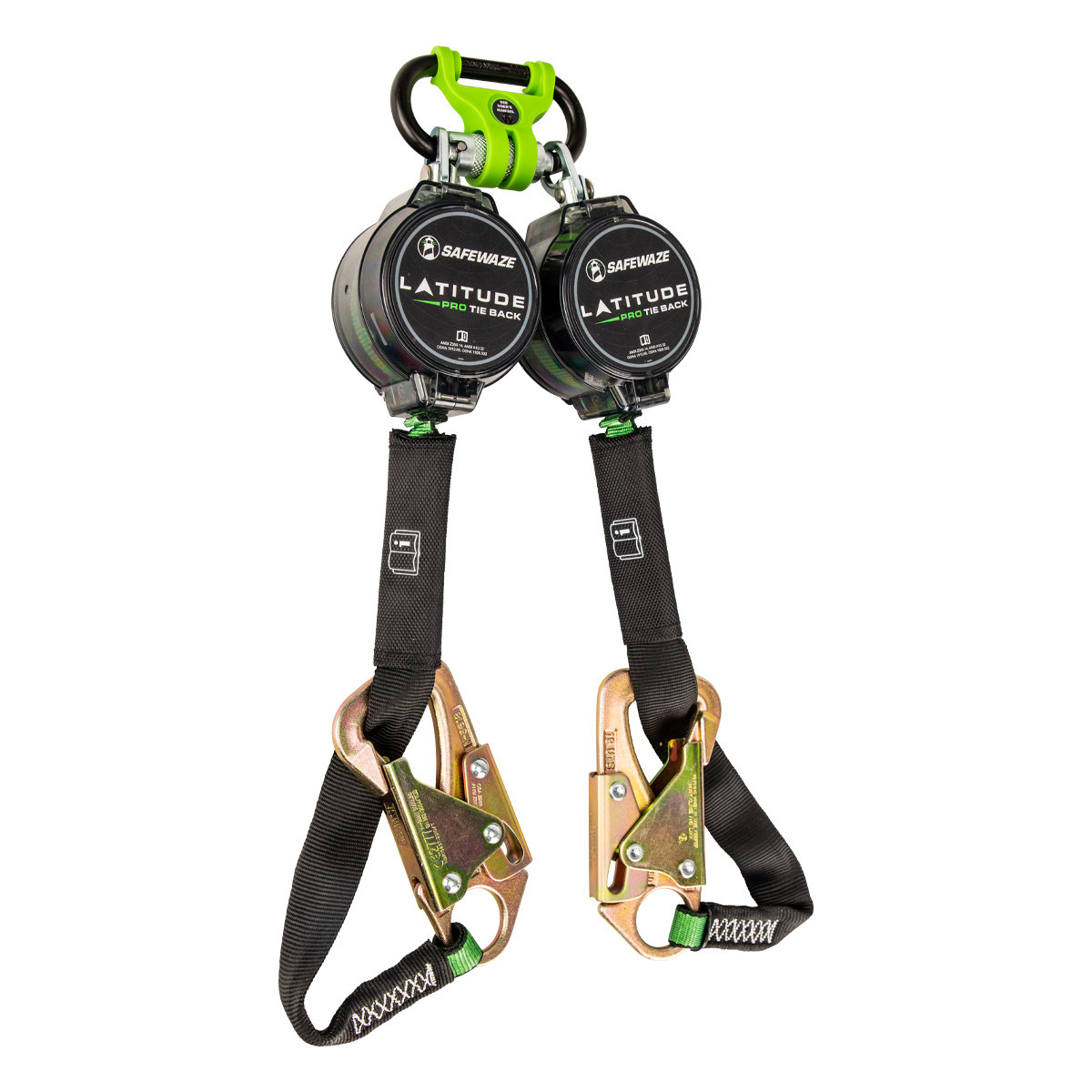 SafeWaze Latitude Pro 7' Tie-Back Dual Web SRL: 1014 BWB, 20" Tie-back