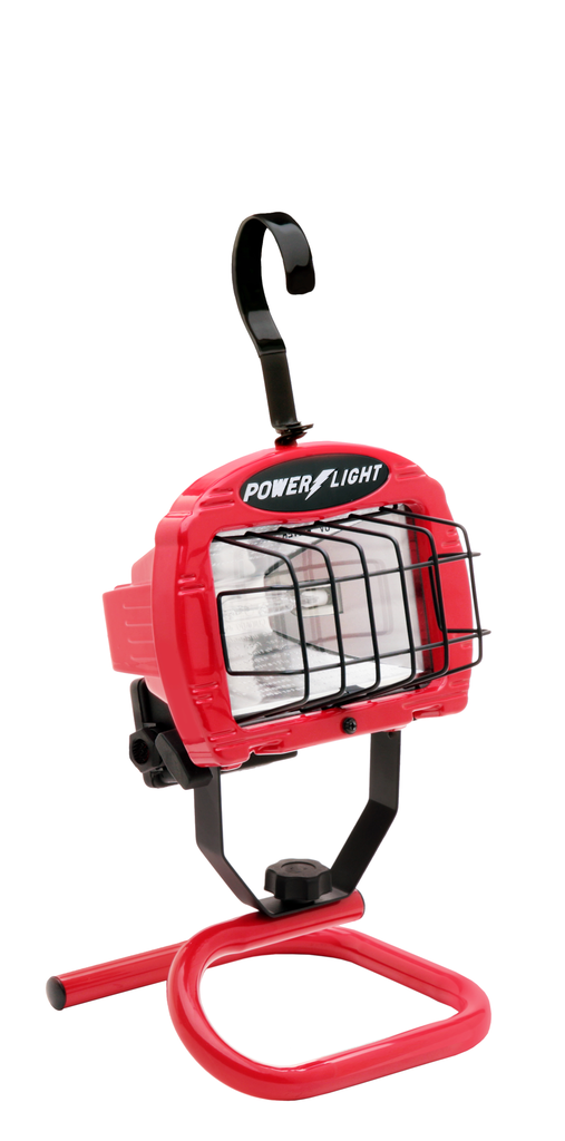 WOODS 250 Watt Portable Halogen Work Light with Hook, Ground Stake, and Clamp Accessory 4/BX