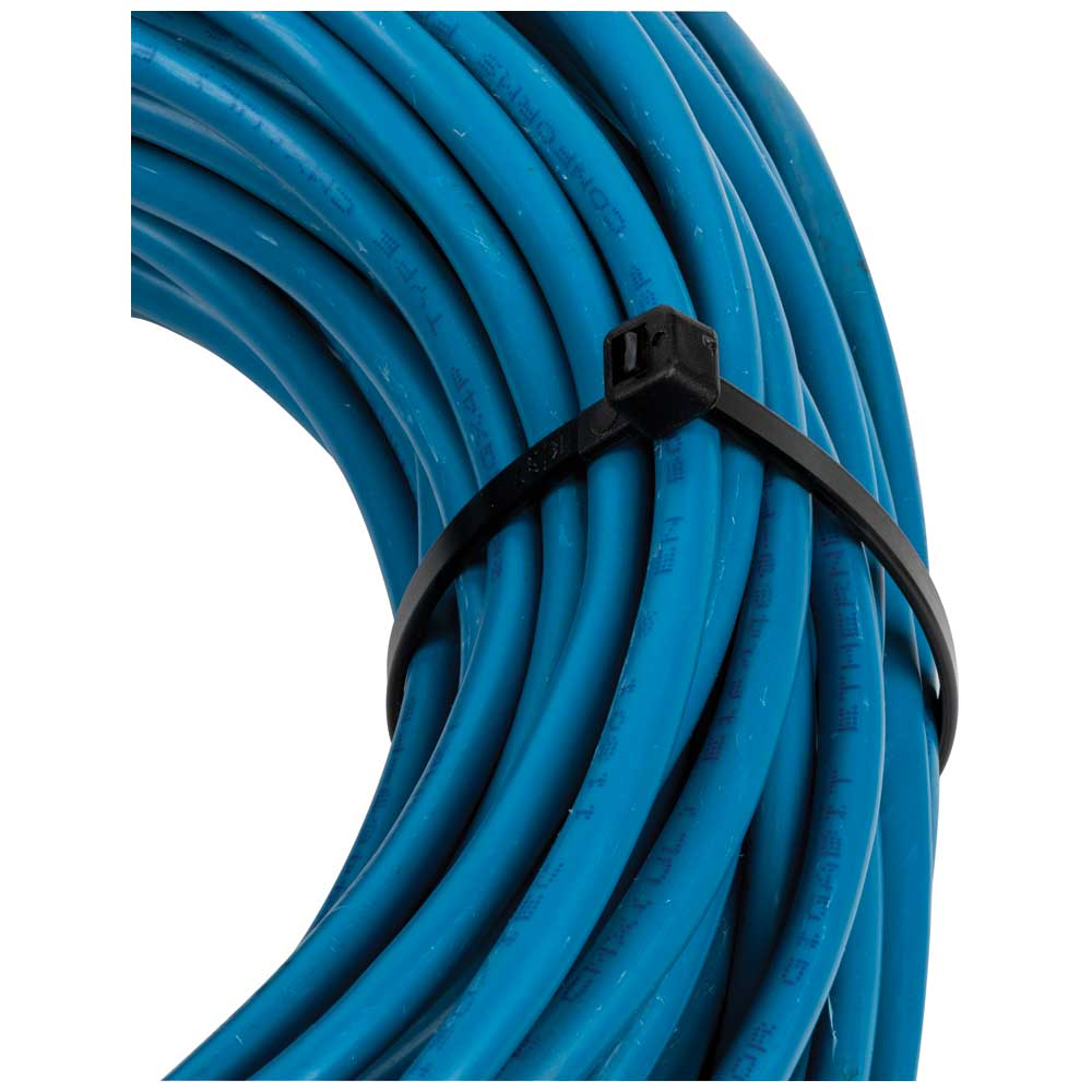 Cable Ties, Zip Ties, 50-Pound Tensile Strength, 11.5-Inch, Black