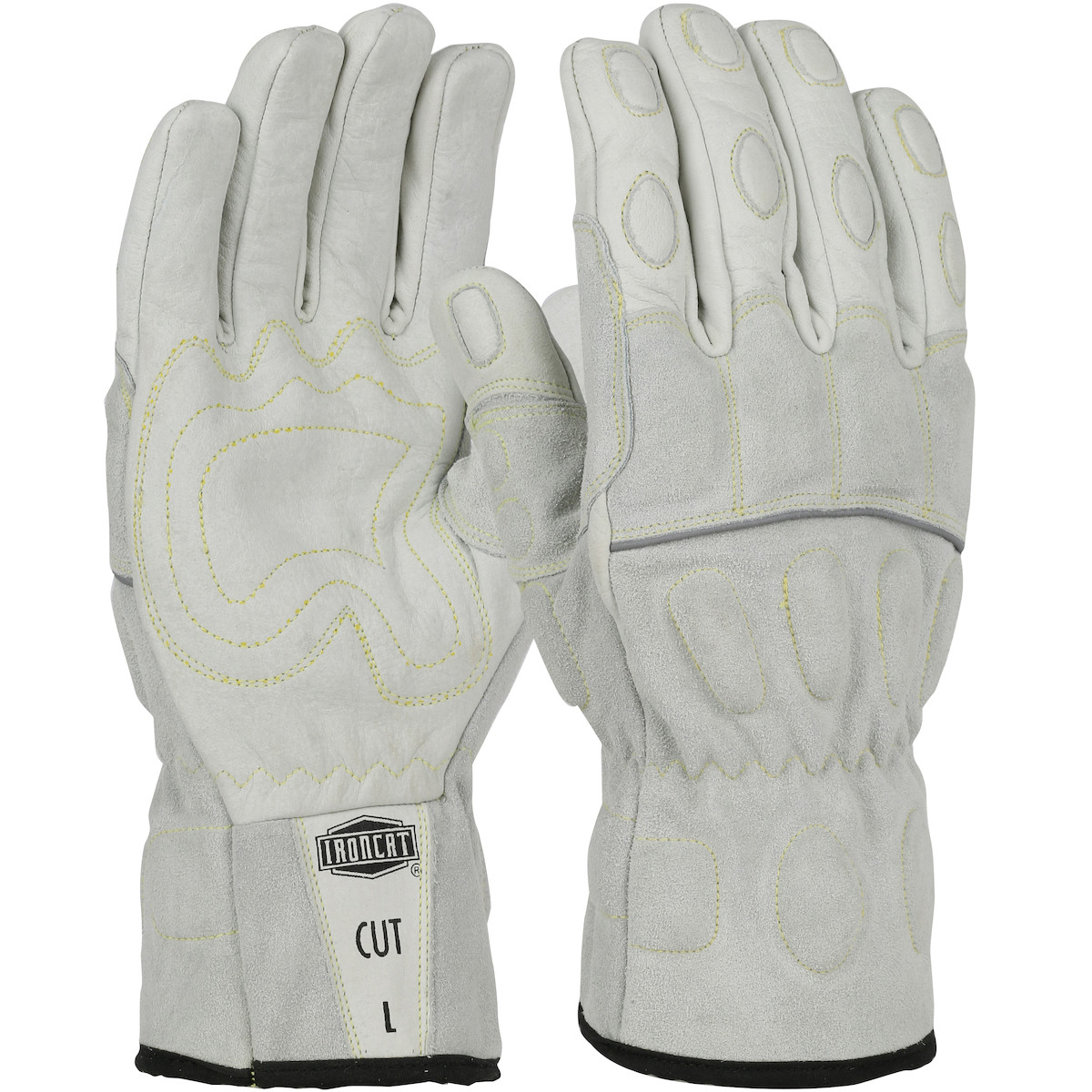 Ironcat® 9076  Hand Protect-Welding, Size XL, Gray, ANSI A3