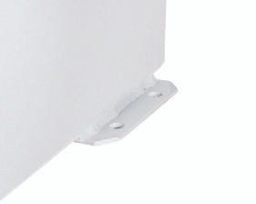 JOBOX 100 Gallon White Rectangular Steel Liquid Transfer Tank for Trucks