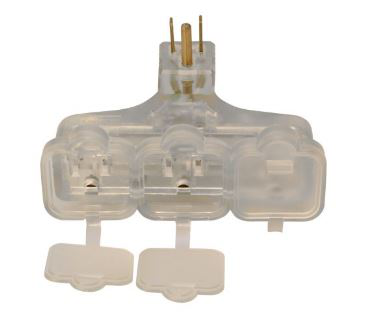 Woods ADAPTER, 1-3 WITH CARD MGR 90 DEG 18/BX