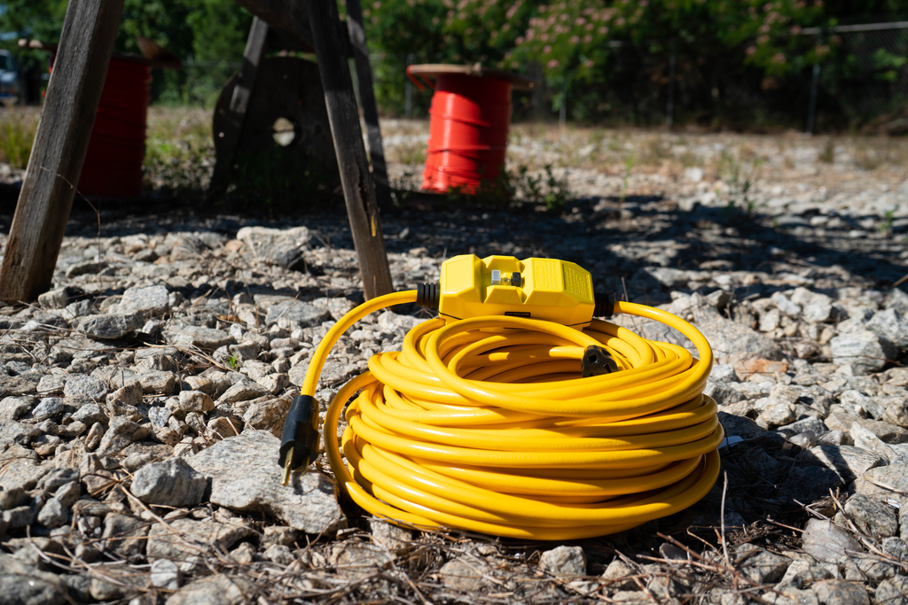 Southwire 25ft 14/3 SJTW-A 15A Inline GFCI NEMA 5-15 P&R 2/BX
