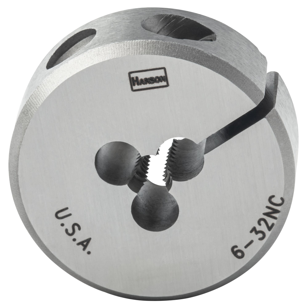 IRWIN DIE 6-32NC 1" RD ADJ