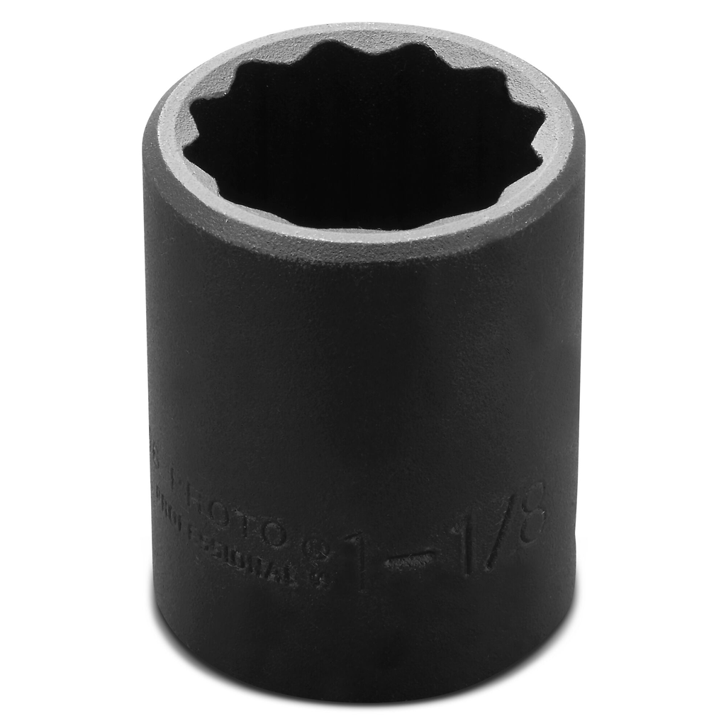 Proto® 1/2" Drive Impact Socket 1-1/8" - 12 Point 1/ea