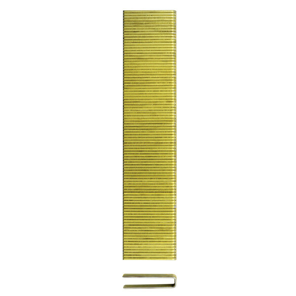 DEWALT 1/4 In. X 1 In. 18-Gauge Glue Collated Crown Staple (2500-Pieces)