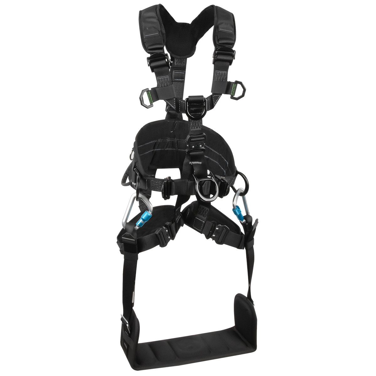 SafeWaze Wind & Tower Harness: 5D, Removable Seat, QC Legs  (S/M)