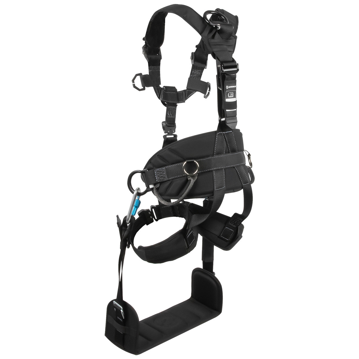 SafeWaze Wind & Tower Harness: 5D, Removable Seat, QC Legs  (S/M)