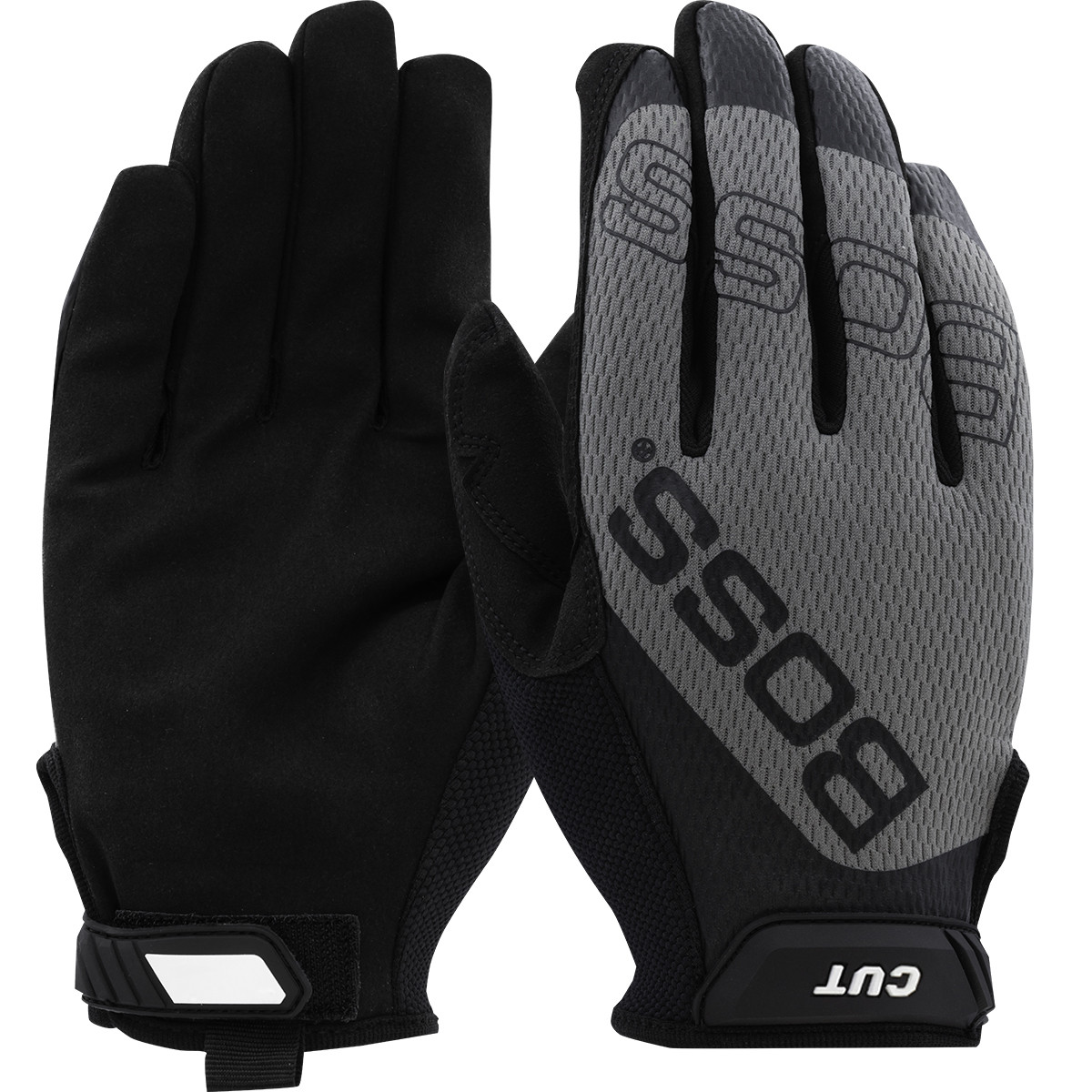 Boss® Cut 120-MC1225T  Hi Performance Glove, Size L, Gray, ANSI A5