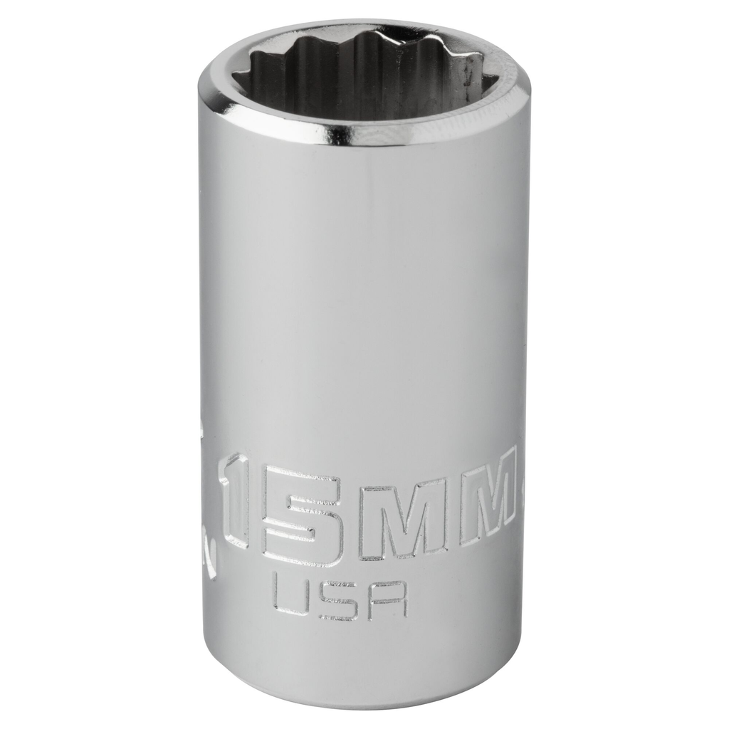 PROTO 1/2In Dr Mm Inter Skt 15Mm - 12 Pt