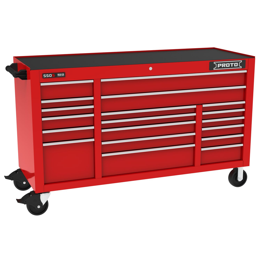 WRKSTATION 67 IN 19 DWR GL RED