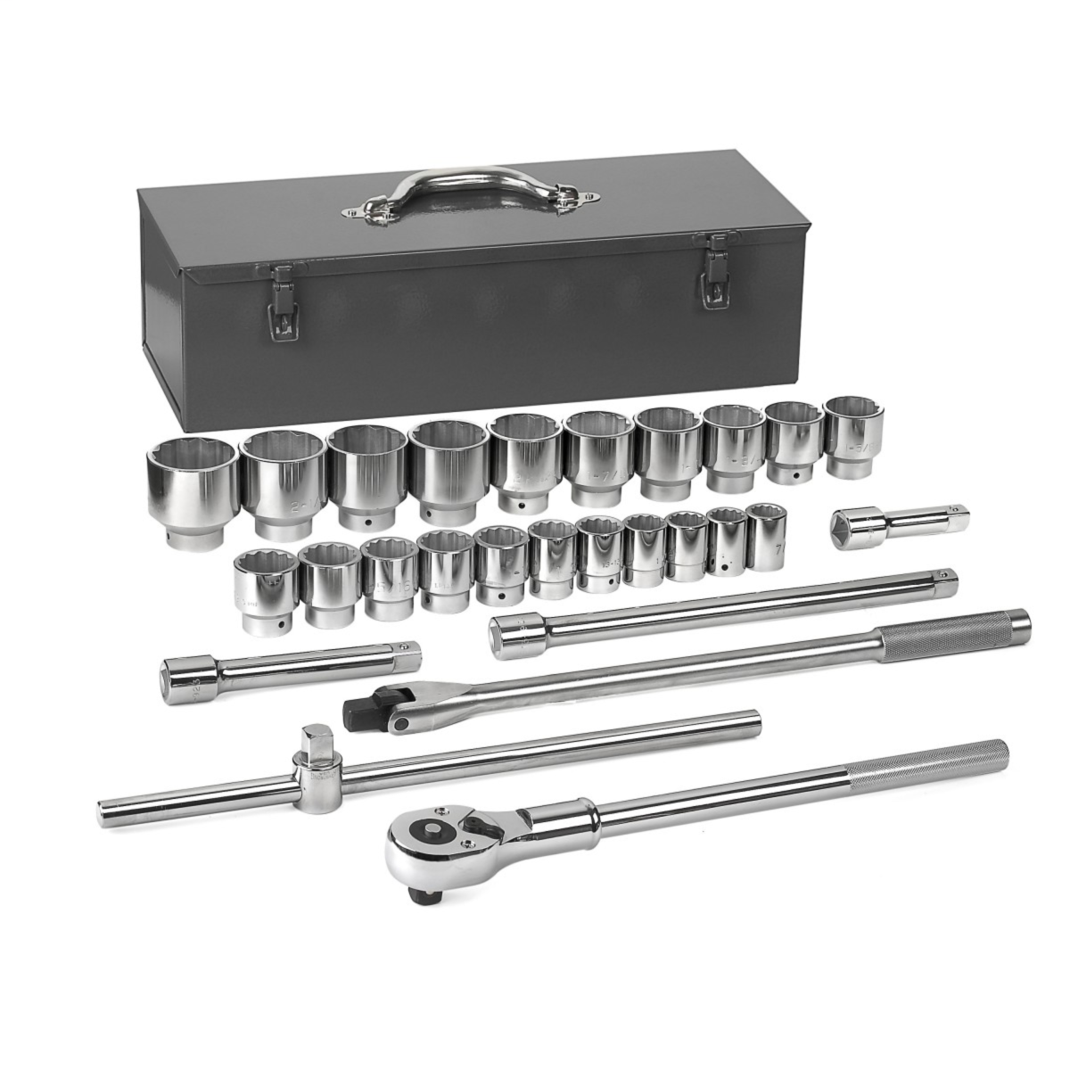 27 Pc. 3/4" Drive 12 Point Socket Set