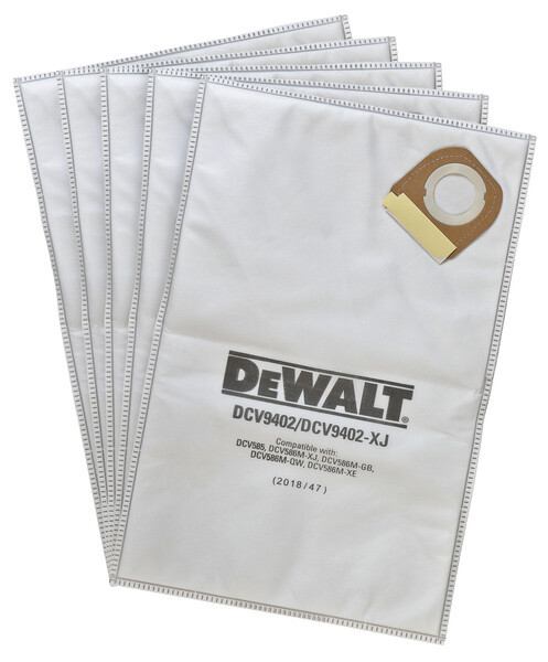 DEWALT Disposable Fleece Liner For Dcv585 Dust Extractor (5 Pk)