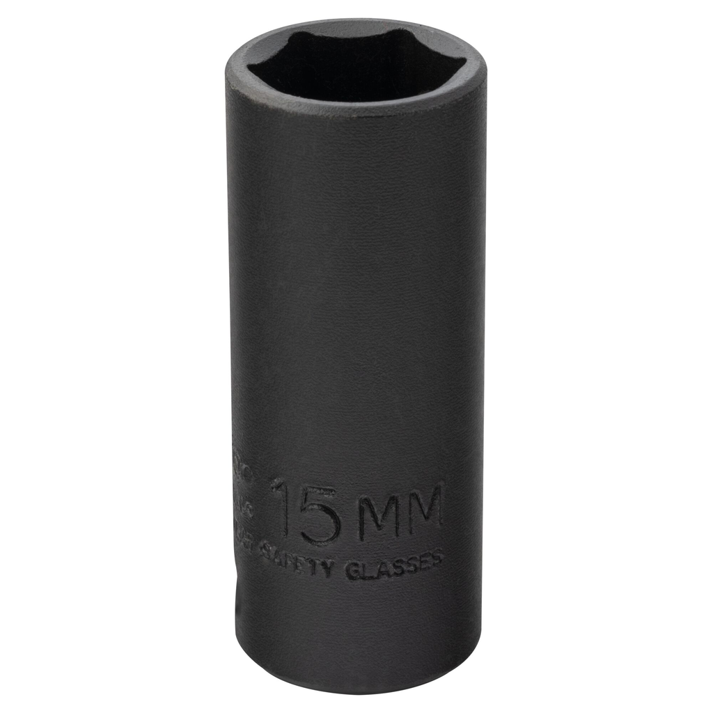 Proto® 3/8" Drive Thin Wall Deep Impact Socket 15 mm - 6 Point 1/ea