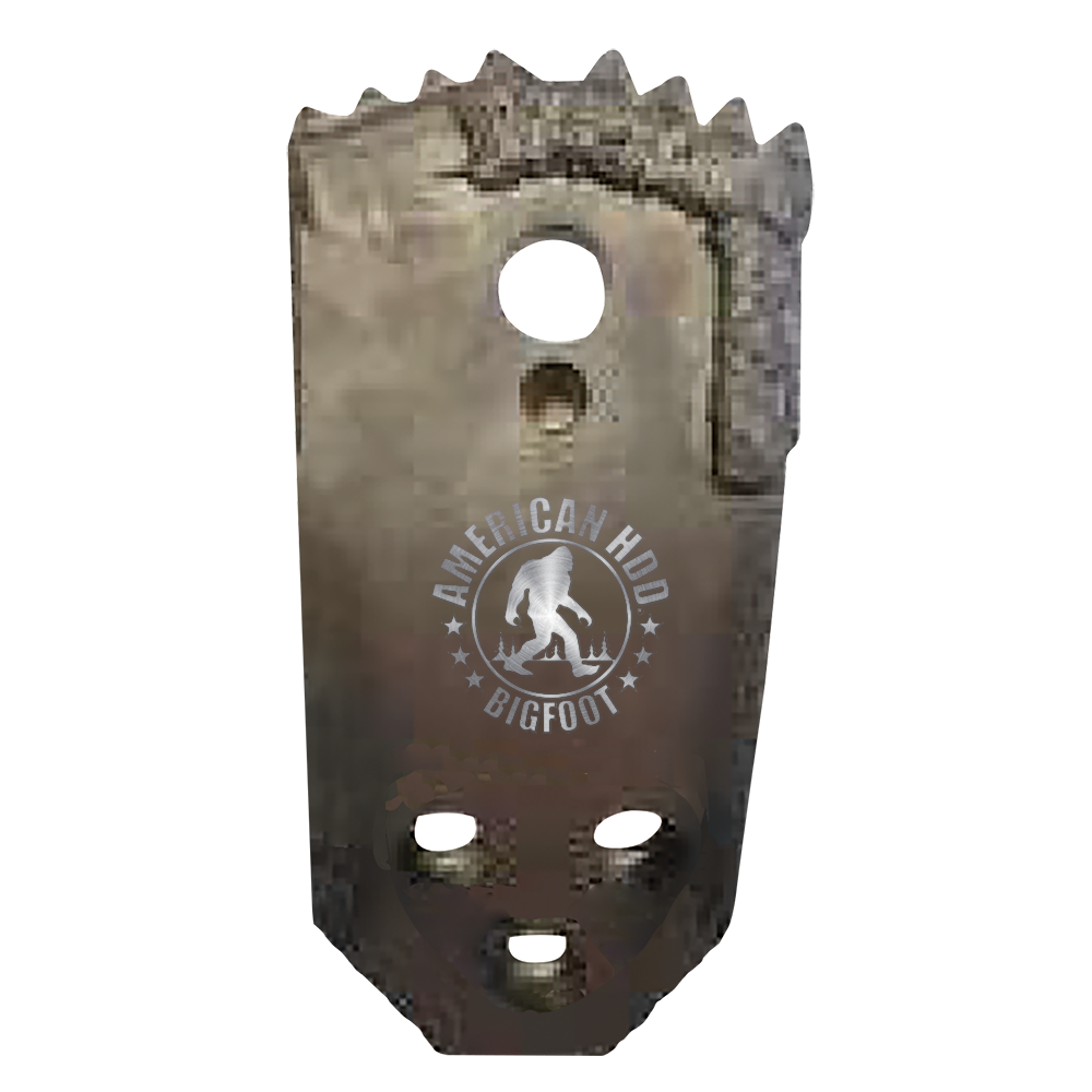 BIGFOOT Paddle Bit Ditch Witch® Compatible 3-Hole  -- 12 MM, 2.5" Width, 1/2" Thick
