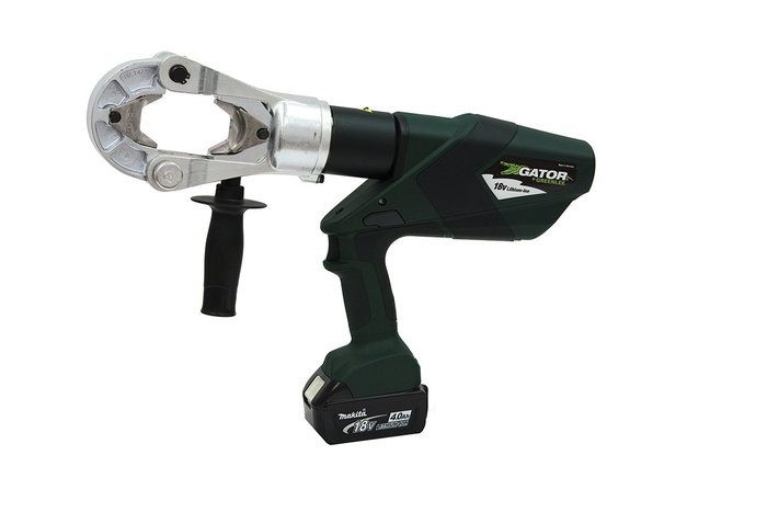 GREENLEE 15 Ton Crimper Flip T, Li-Ion, Standard, 12V