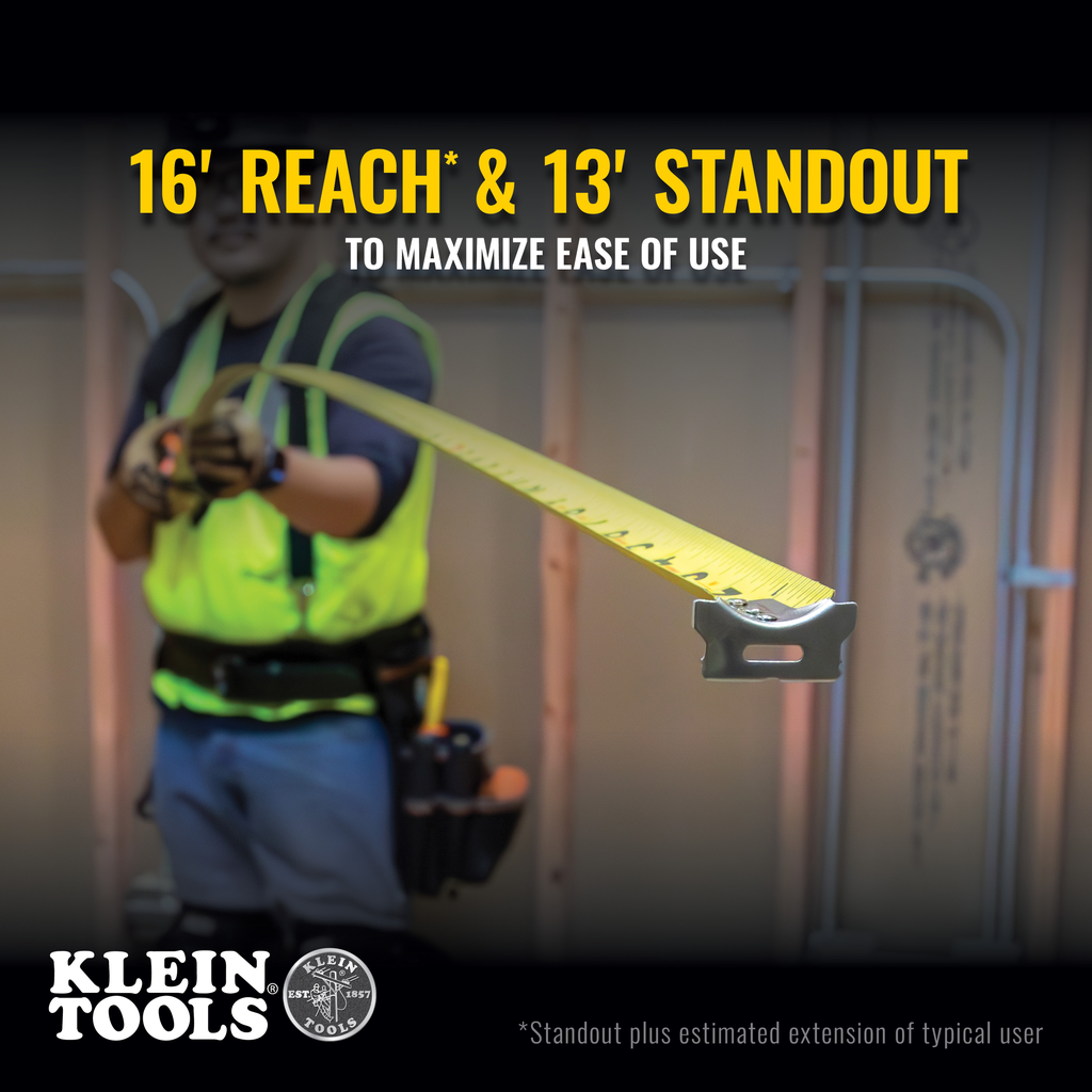 Tape Measure, 35-Foot Single-Hook