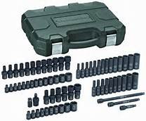 71 Pc. Impact Socket Set SAE/Metric 1/4" Drive