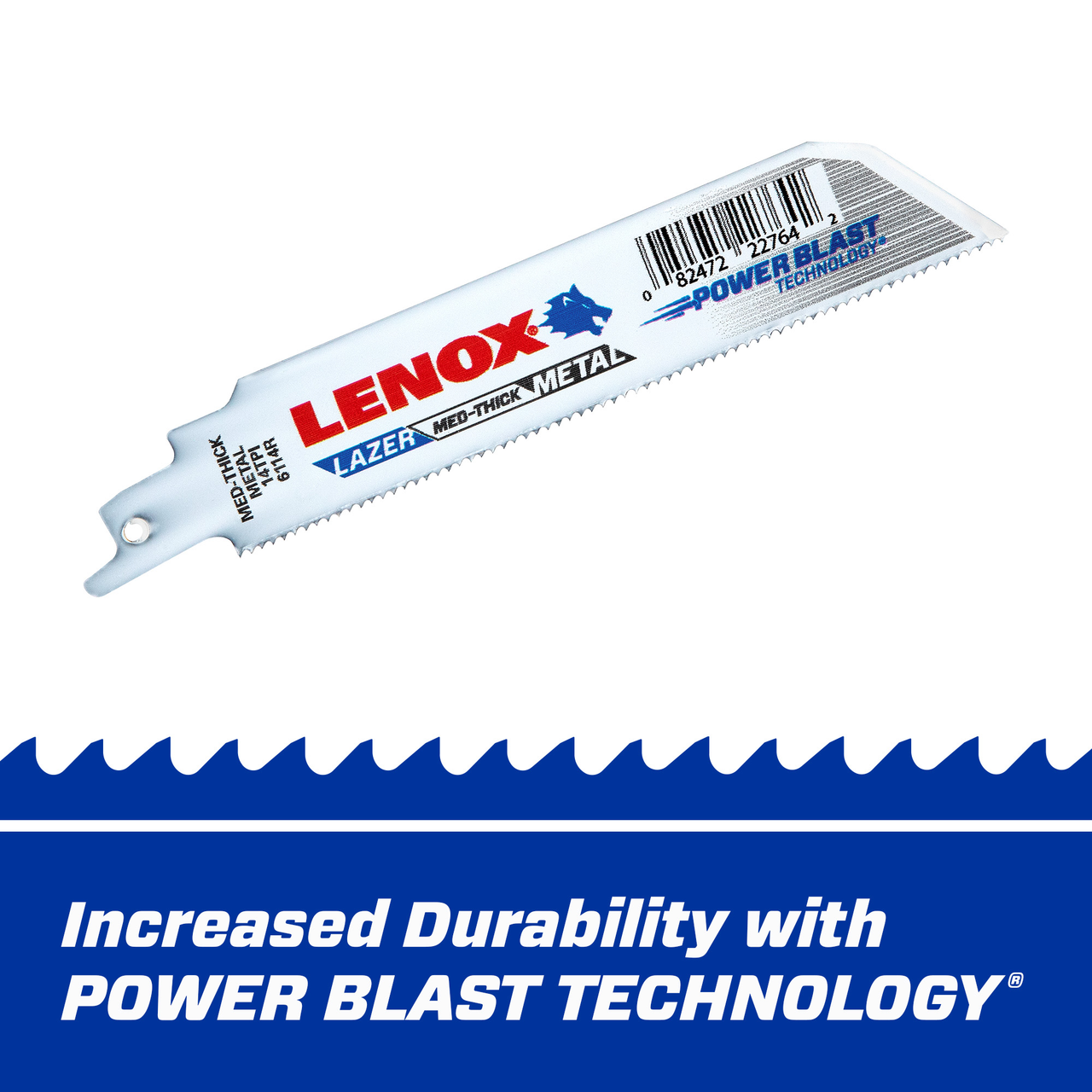 LENOX Lazer Metal Cutting Reciprocating Saw Blade, Bi-Metal, 6-Inch, 14 TPi, 50/Pk