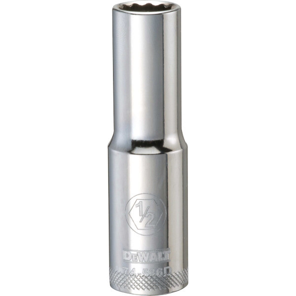 DEWALT 001Pc 12Dr Deep Socket-12Pt-1/2