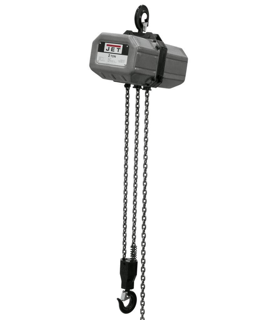 2SS-1C-15, 2-Ton Electric Chain Hoist 1-Phase 15' Lift