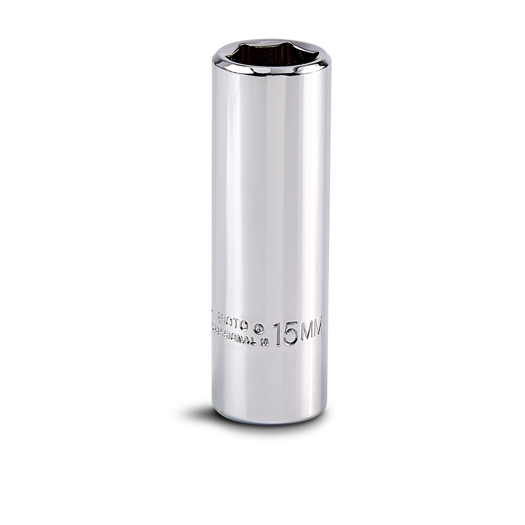 PROTO Skt 3/8 Dr 15Mm 6 Pt Deep