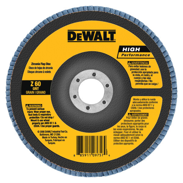 DEWALT 7-Inch By 5/8-Inch-11 40G Xp Flap Disc