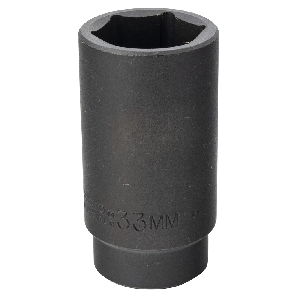 Proto® 1/2" Drive Deep Impact Socket 33 mm - 6 Point 1/ea