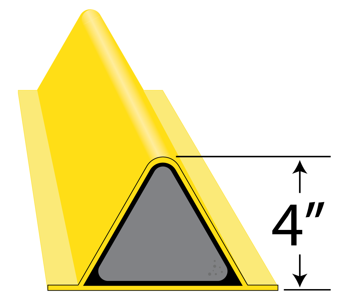Make-A-Berm, Straight Section, 4 inch High x 5 Feet Long, 2 per Box - #28487