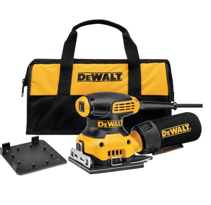 DEWALT 1/4 Sheet Palm Grip Sander Kit