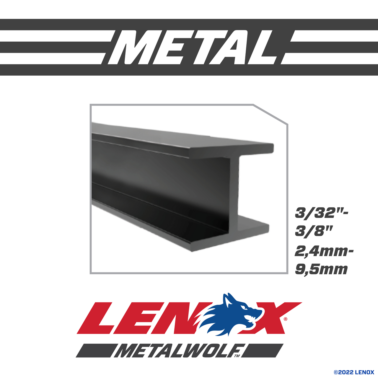 LENOX RECIPS-BARCODE OSB414R 4X3/4X035X14 50PK