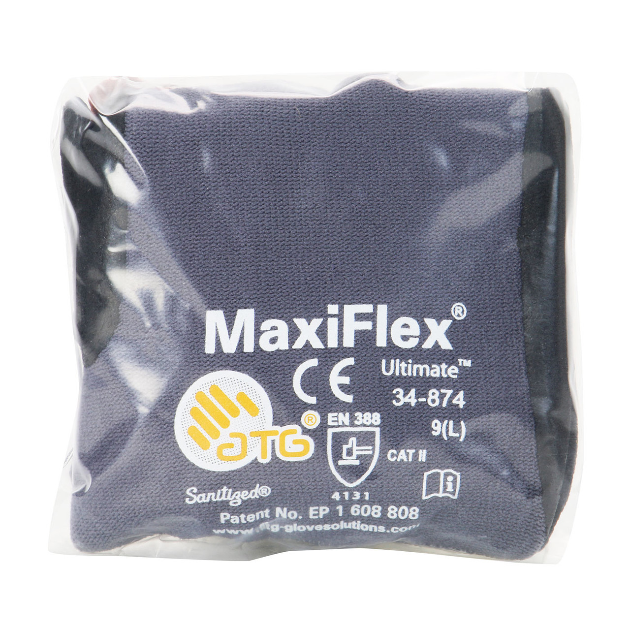 MaxiFlex® Ultimate™ 34-874V  SeamlessGlove Coated, Size 2XL, Gray