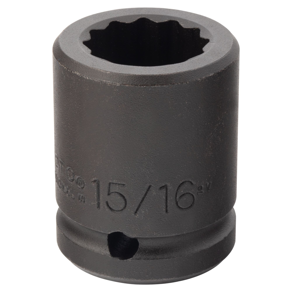 Proto® 3/4" Drive Impact Socket 15/16" - 12 Point 1/ea