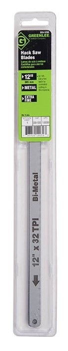 GREENLEE 12" (305 mm) Bi-metal Blade, 32 Teeth Per Inch