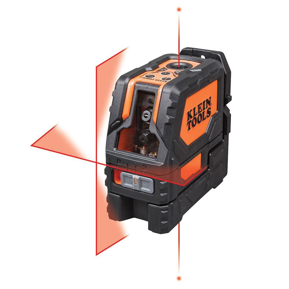 Klein Laser Level, Self-Leveling Cross-Line Level with Plumb Spot